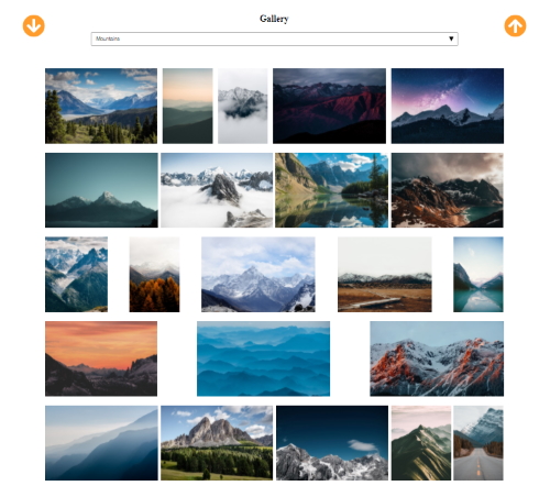 jQuery infinite scroll image gallery